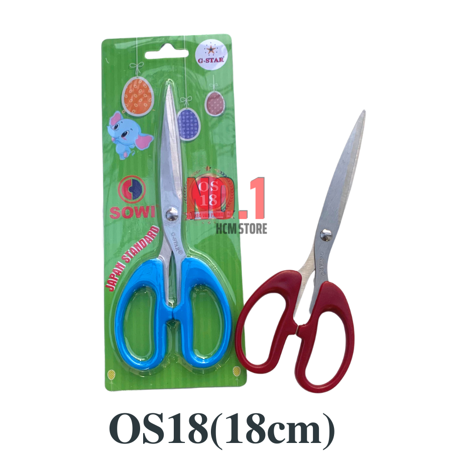 Kéo Văn Phòng Gstar Os 16/18/20 3 Size ( Giao Màu Ngẫu Nhiên ) - K Pen