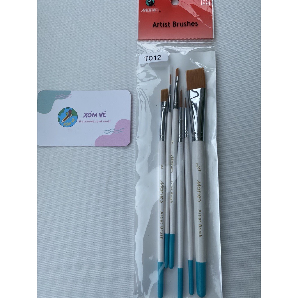 Bộ cọ Maries lông Hàn Quốc