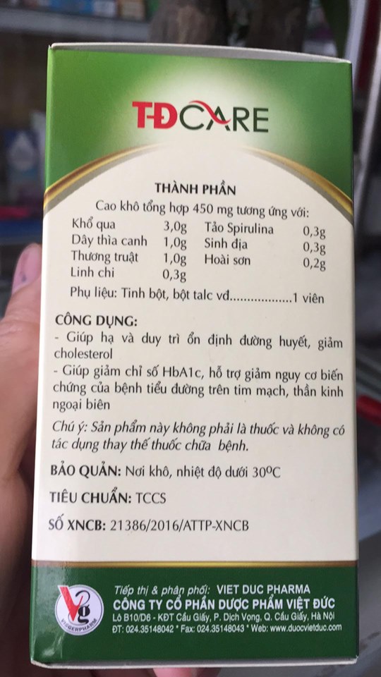 TĐ CARE - ỔN ĐỊNH ĐƯỜNG HUYẾT