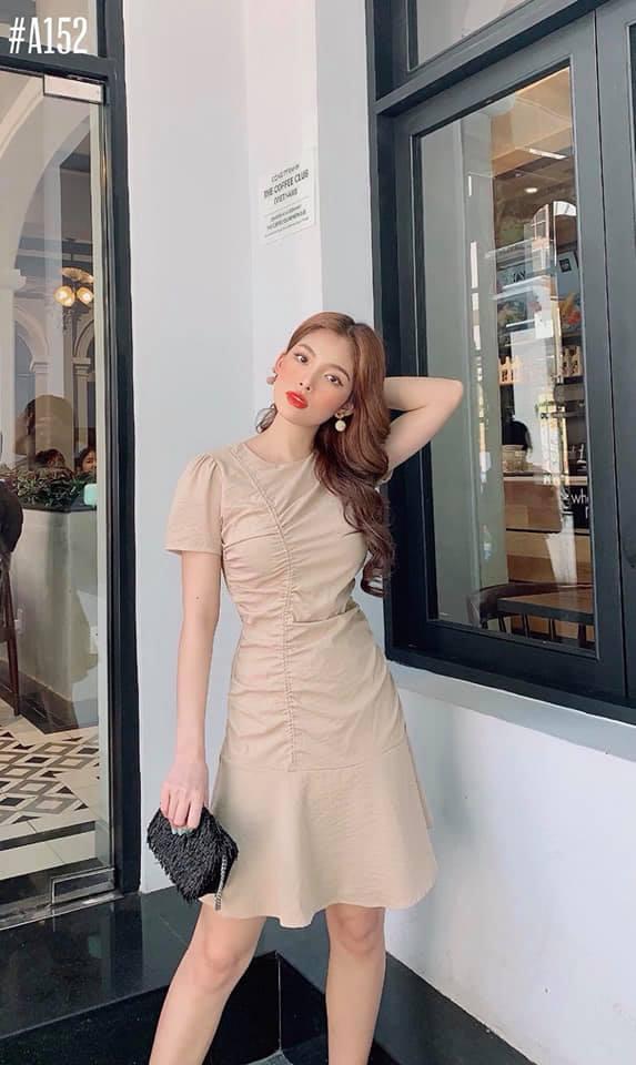 Đầm đuôi cá nhún sườn