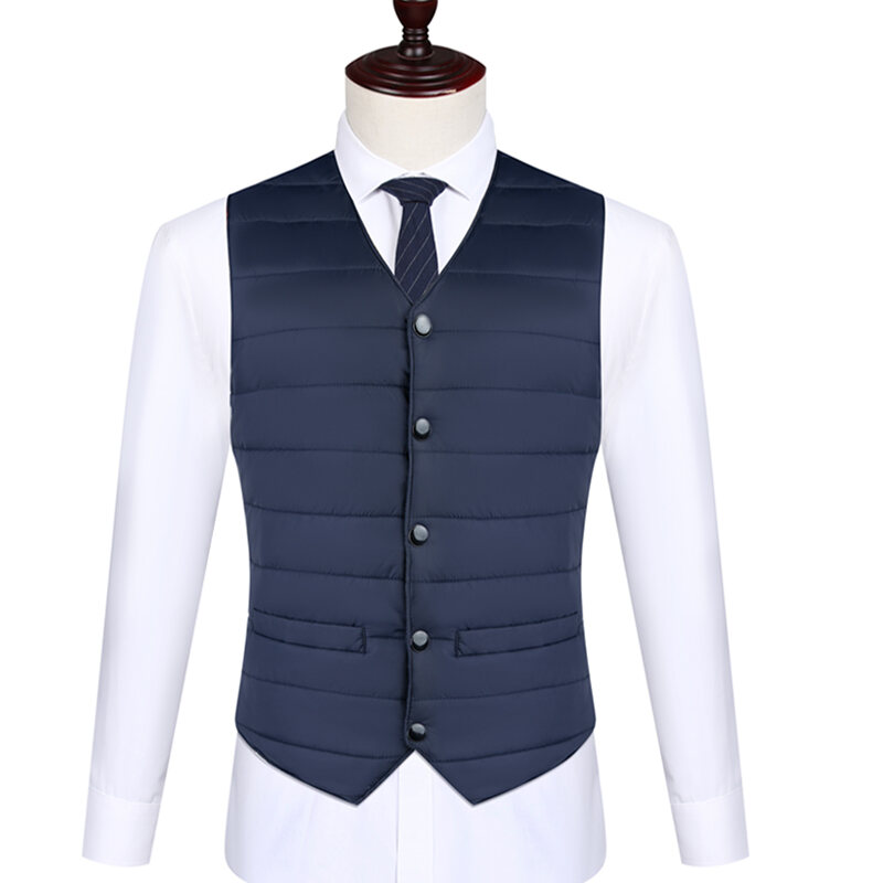 G&mn áo gi lê bông lông vũ mùa đông áo ba lỗ giữ ấm mặc trong ôm sát thu đông nam áo vest nam mỏng nhẹ áo không tay áo gi lê thường ngày