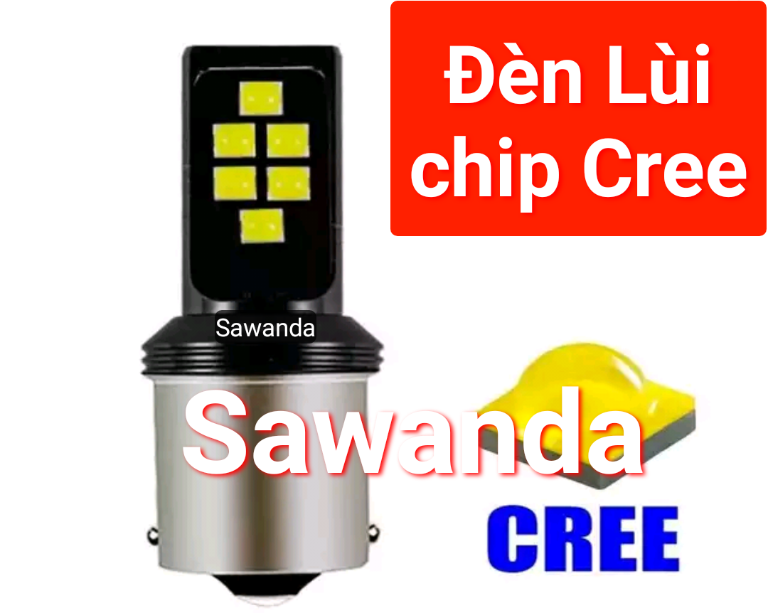 Bóng đèn Lùi De xe Ôtô chip Led Cree USA