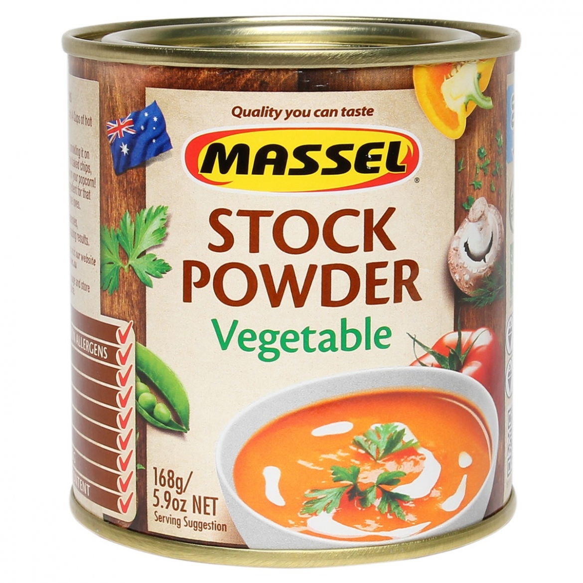[HCM]Hạt nêm Massel của Úccho bé ăn dậm 168gam