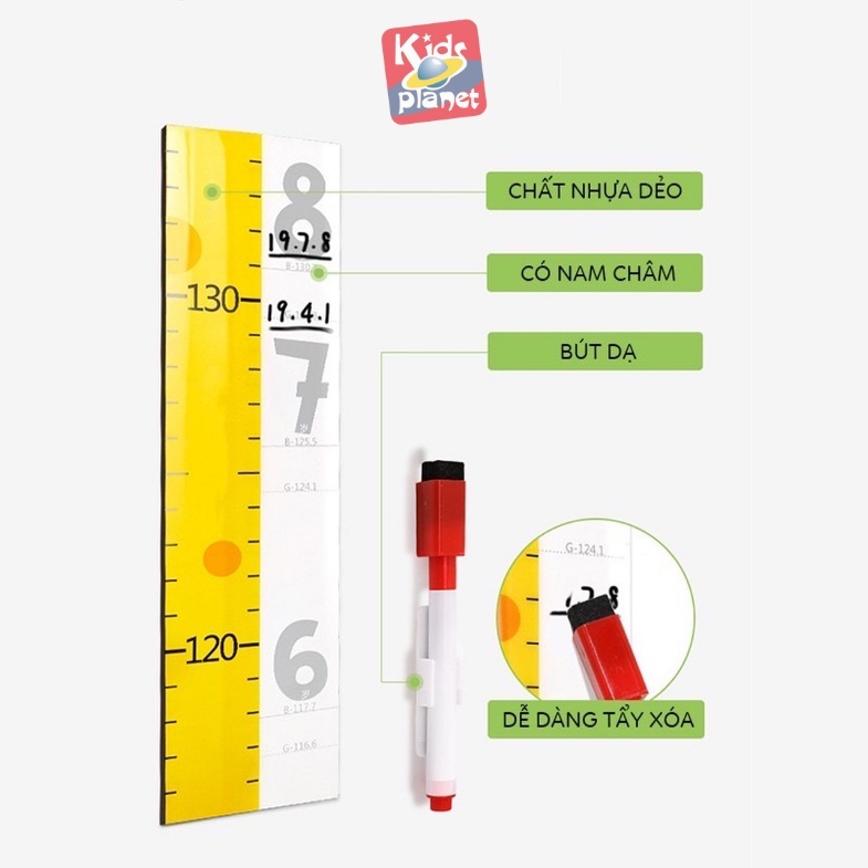 Thước đo chiều cao dán tường cho bé (N01032)