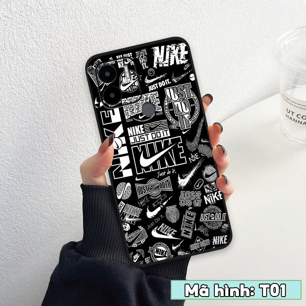 Ốp lưng Xiaomi Redmi A2+ in hình nikee, off whitee thời trang