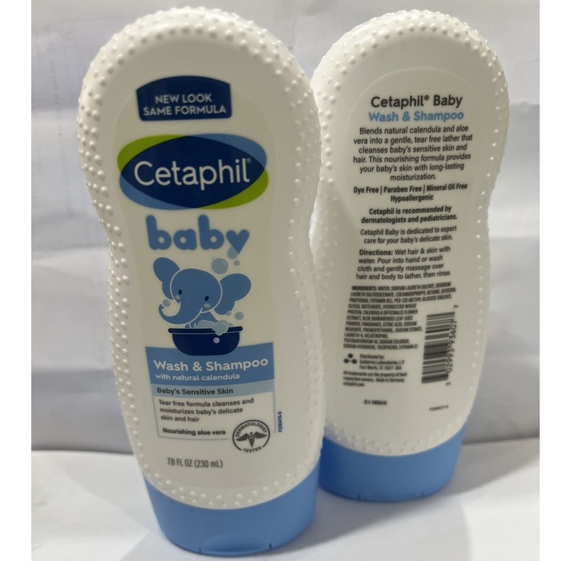Sữa tắm gội toàn thân cho bé Cetaphil 230ml