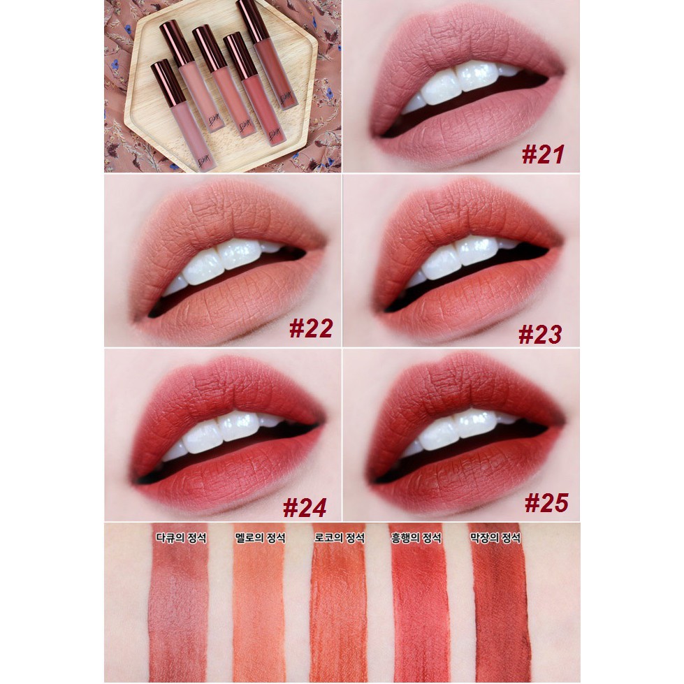 [HCM]Son kem lì Bbia Last Velvet Lip Tint Version