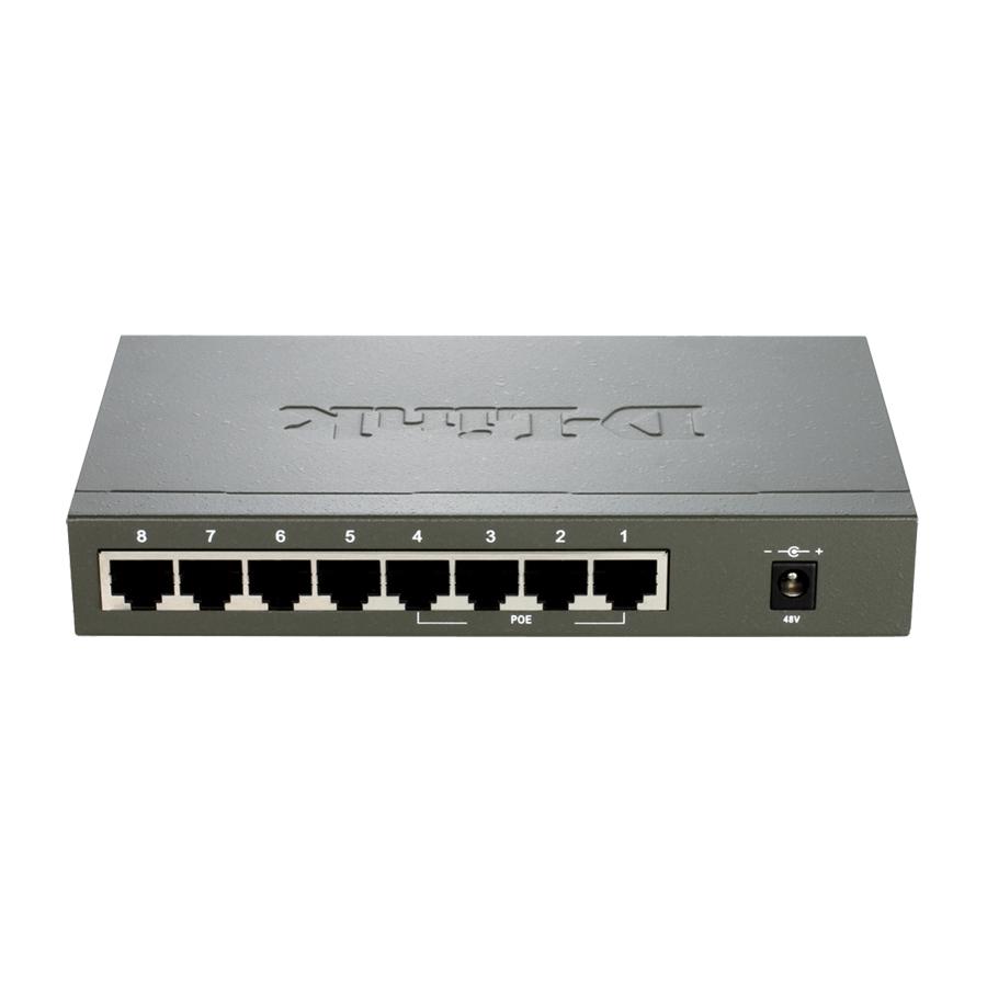 Switch PoE 8 cổng Ethernet D-LINK DES-1008PA