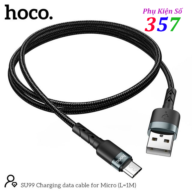 Cáp sạc nhanh Hoco SU99 siêu bền iP/ Micro Android / Type-C