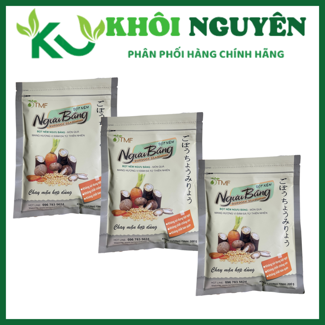 Bột nêm chay ngưu báng gói 200g [Cty TMF]