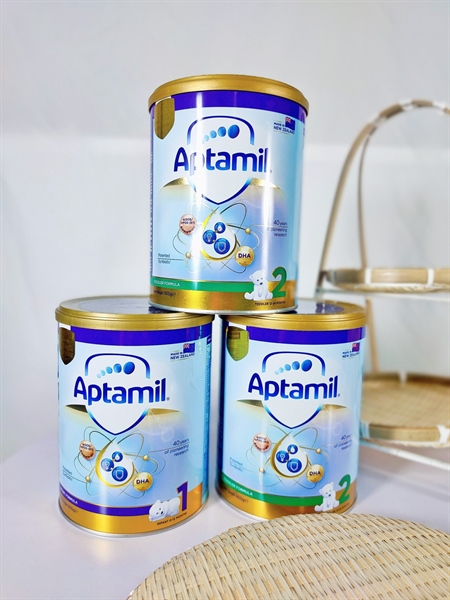 ( Date 2024)Sữa bột Aptamil hộp thiếc số 1/2/3 (900g)