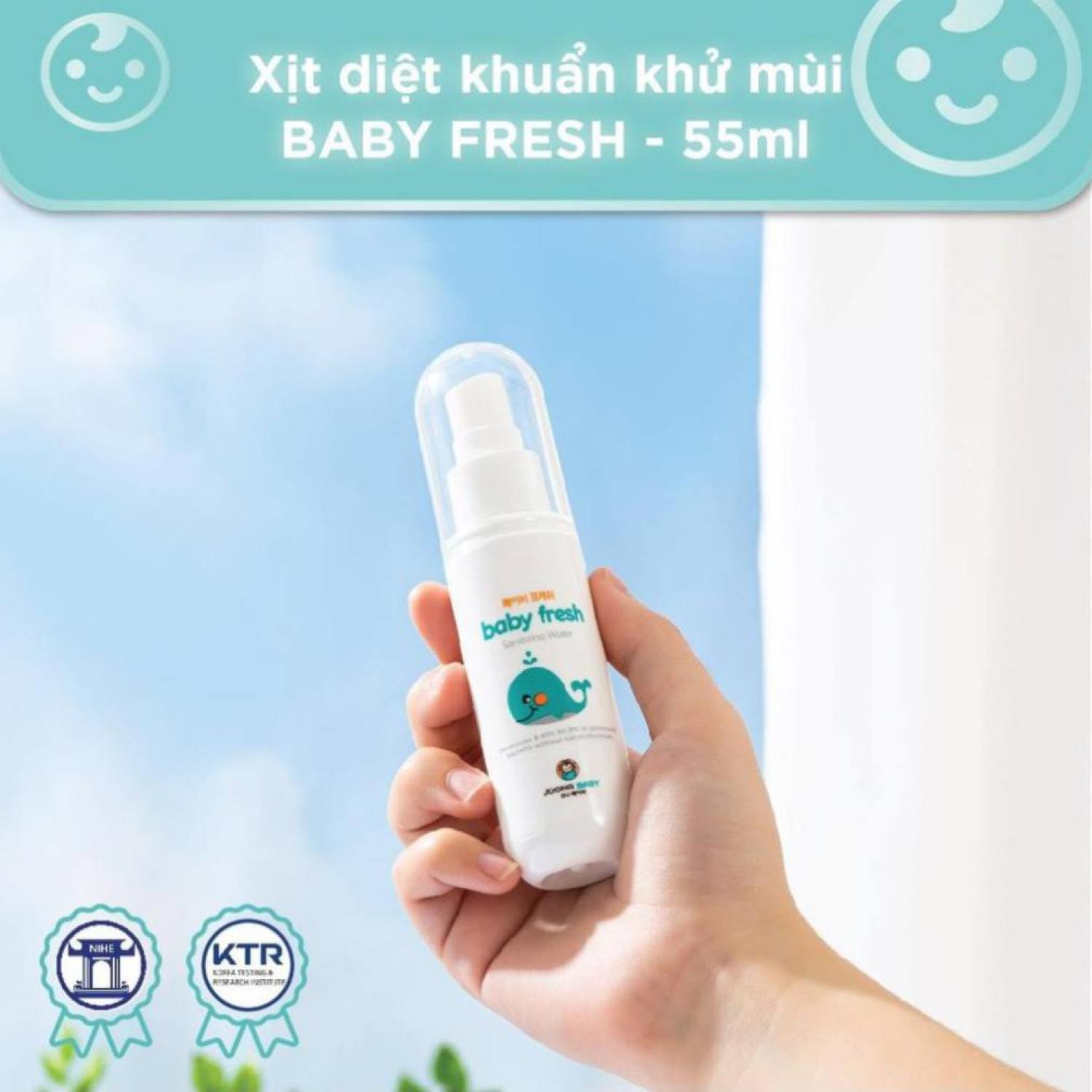 Xịt diệt khuẩn Baby Fresh - JOONA BABY