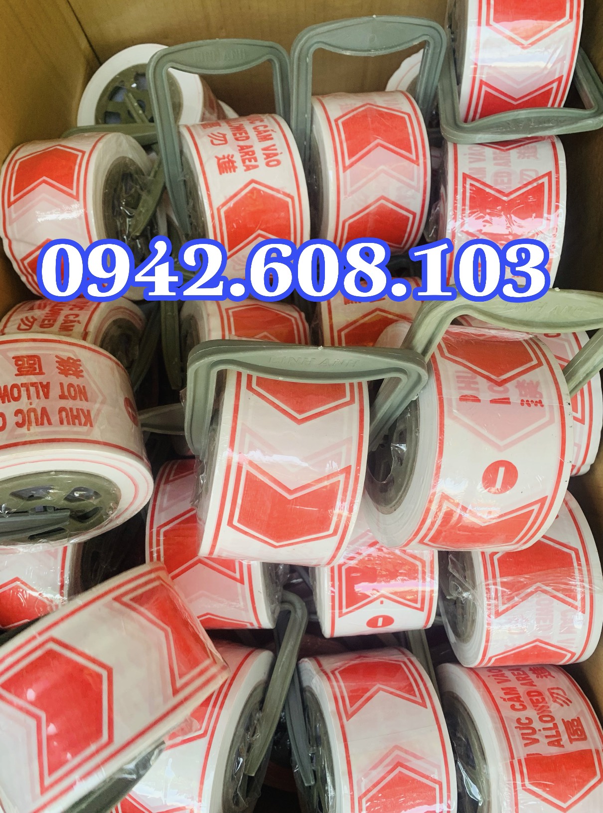 Combo10 Băng Rào Cảnh Báo Công Trình Cuộn Dài 100mét cuộn rào chắn cảnh báo khu vực cấm vào, có sự nguy hiểm