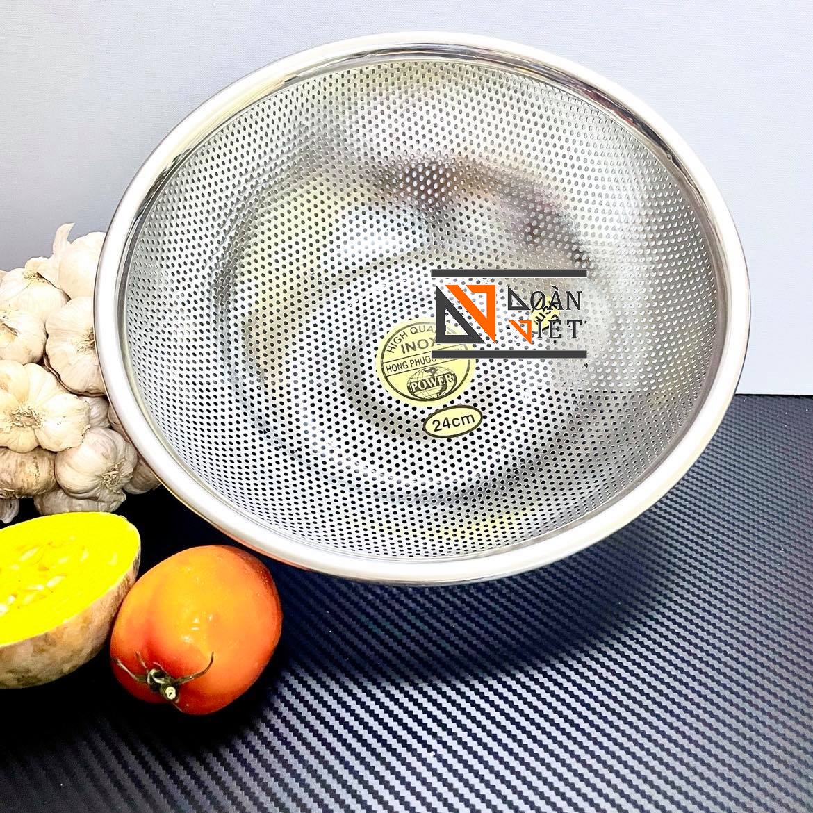 RỔ INOX (RÁ INOX) cao cấp dùng trưng hoa quả, rửa rau củ quả - NHIỀU SIZE GIÁ TỐT- DỤNG CỤ NHÀ BẾP TIỆN ÍCH