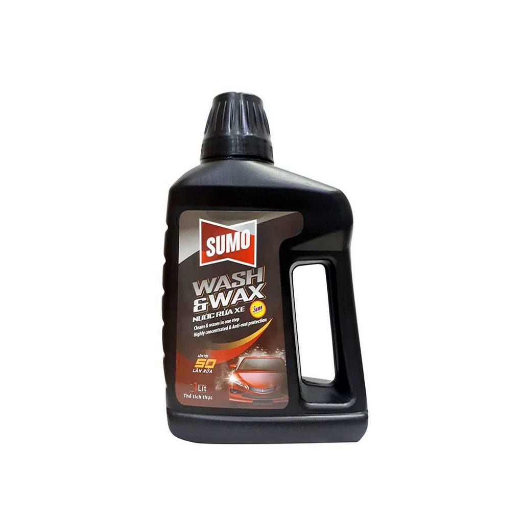 Nước rửa xe mẫu mới Sumo Wash & Wax 1L
