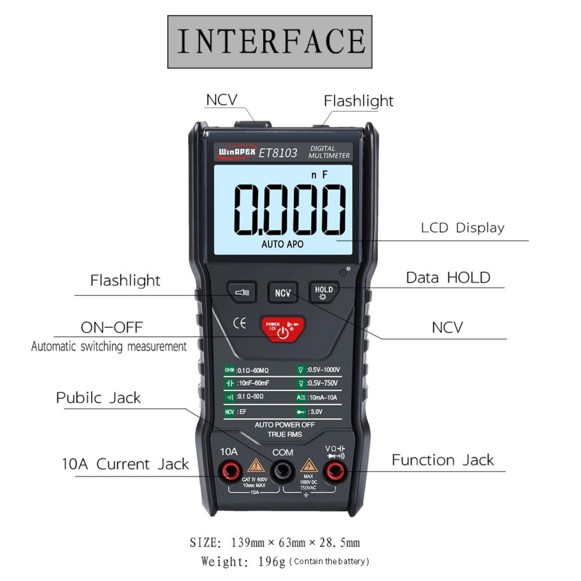 Đồng hồ điện tử WinAPEX ET8103 Auto