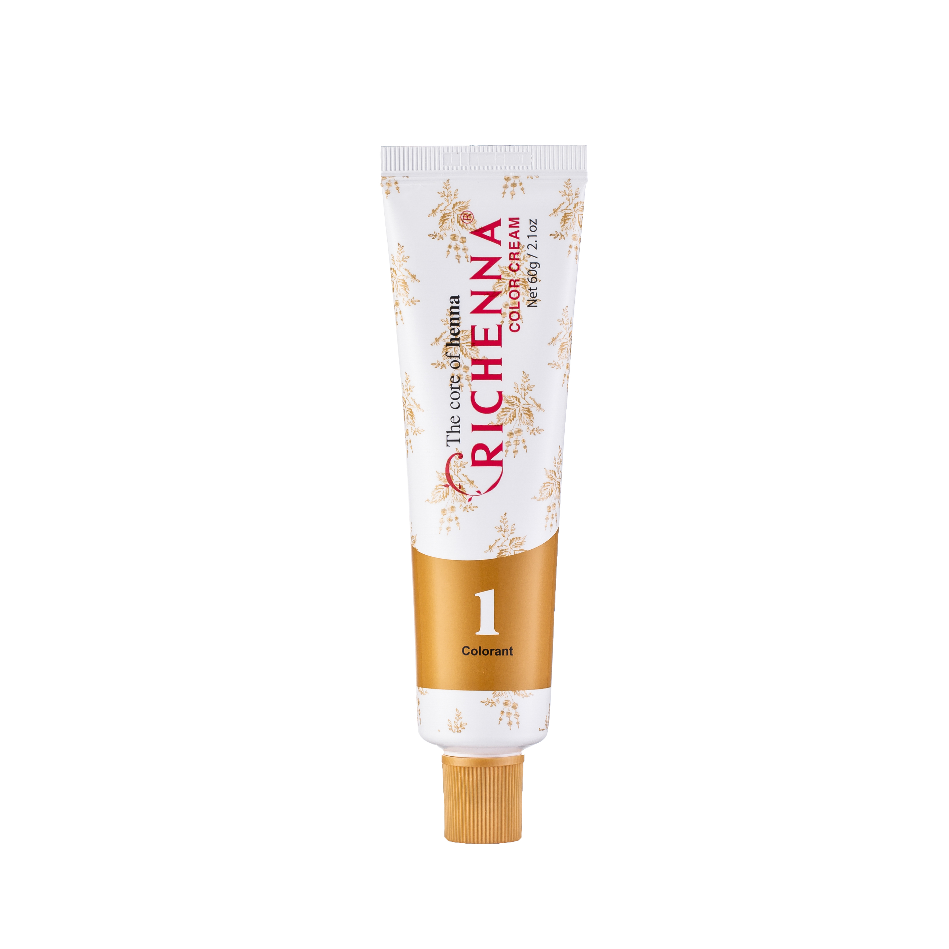 Thuốc nhuộm tóc phủ bạc thảo dược Richenna Hi-Speedy Color Cream Hàn Quốc màu nâu hạt dẻ sáng 60G