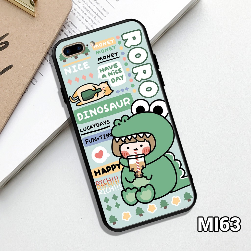 Ốp lưng điện thoại iPhone 7/ iPhone 8/ 7 Plus/ 8 Plus in hình khủng long nhỏ