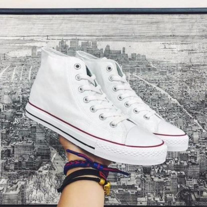 Giày Sneaker Vải Cao Cổ Nam Nữ Hàn Quốc - Giày Thể Vải Nam Nữ Hàn Quốc - Giày Đôi - Giày Cao Cổ - Giày Vải - (GIÁ CỰC RẺ) giá rẻ