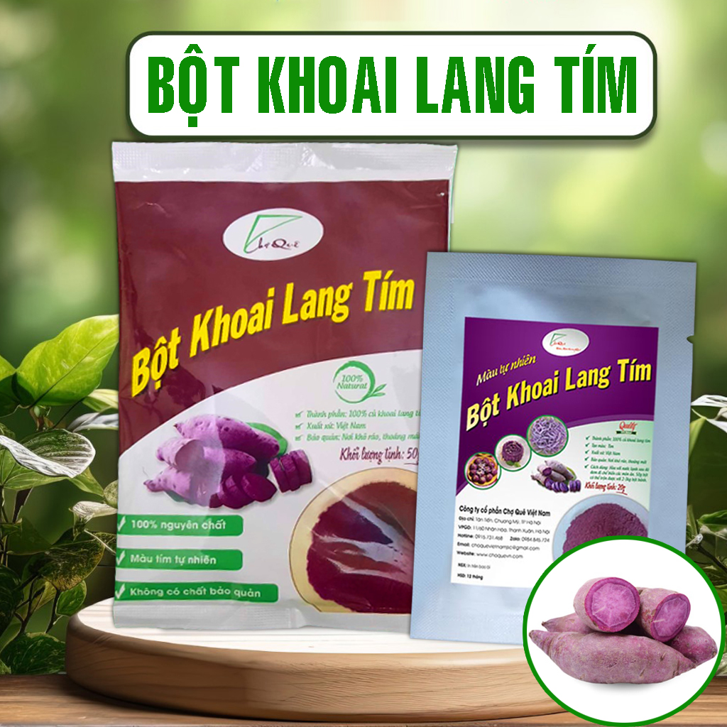 Bột Khoai Lang Tím Gói 50g