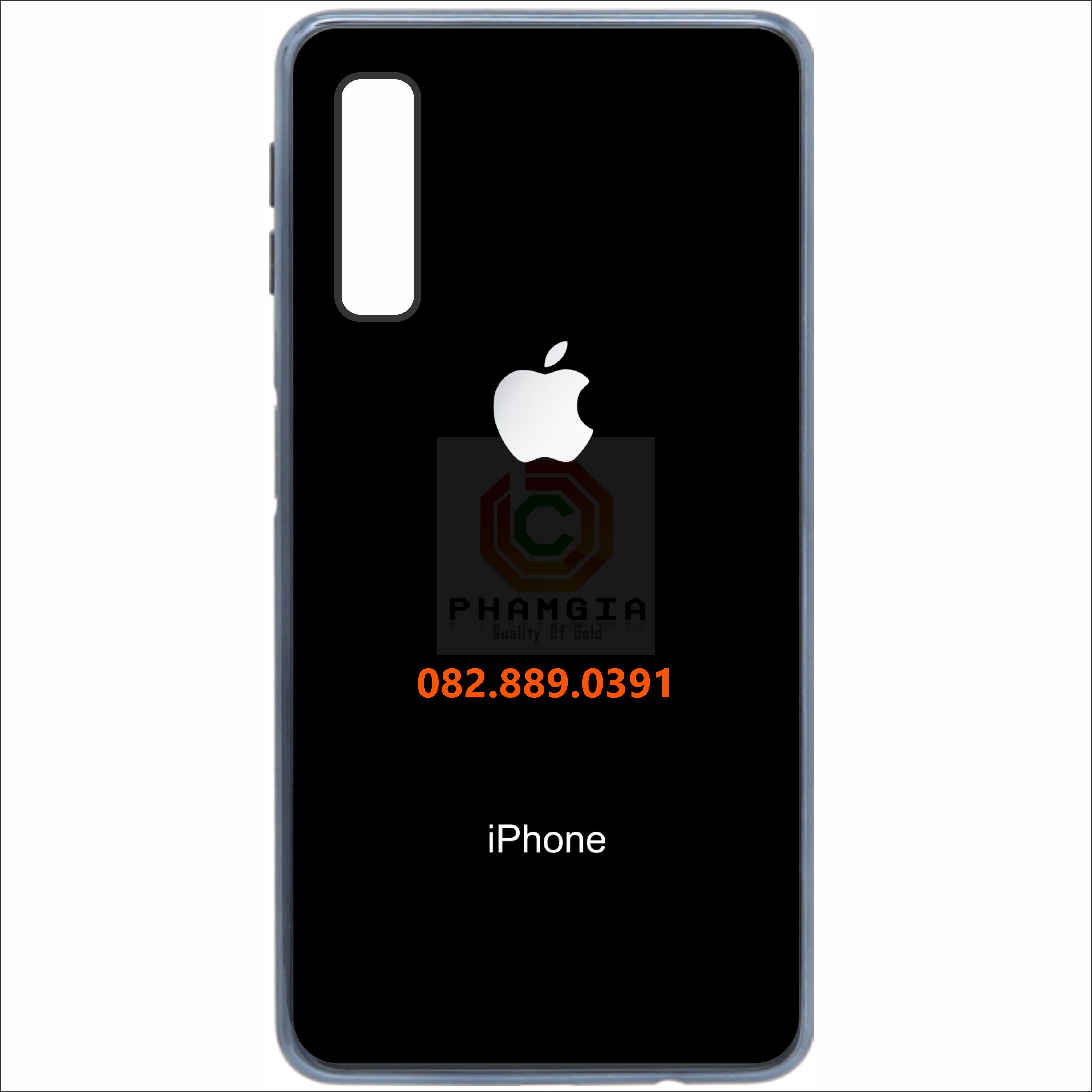 [HCM]Ốp lưng giả iPhone cho Samsung  A7 2018 mặt lưng bóng đẹp