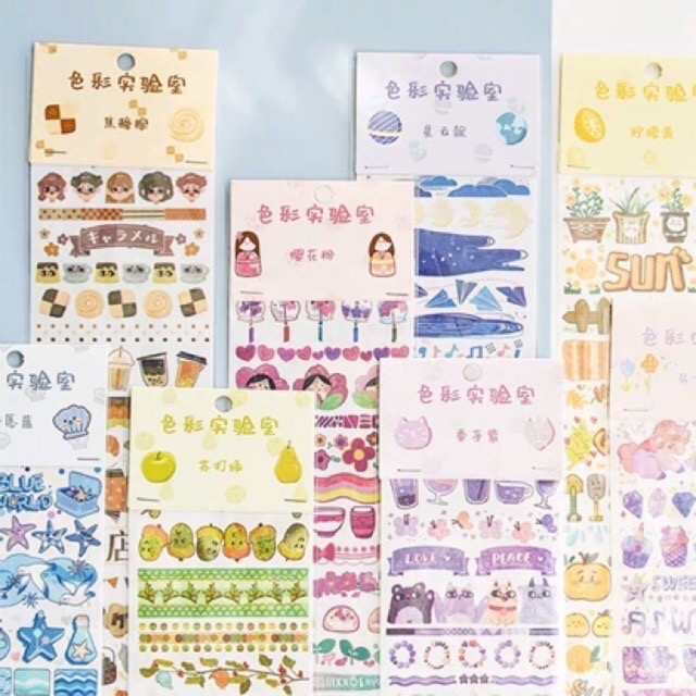 Dây Washi Stickers 35Cm Nhiều Mẫu