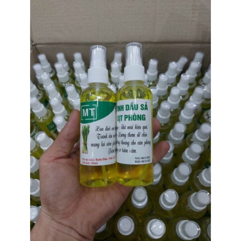 Tinh dầu sả - tinh dầu sả xịt phòng chai 100ml