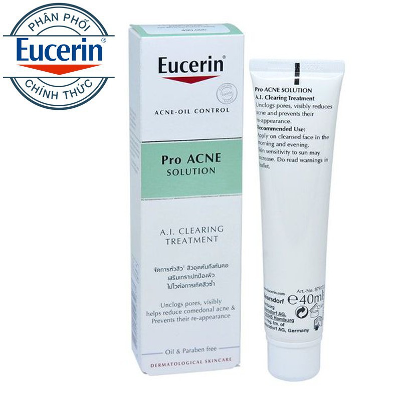 Gel Đặc Trị Mụn - Eucerin Pro Acne Solution - A.I Clearing Treatment