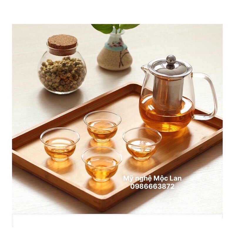 Chén Thủy Tinh Uống Trà dung tích 35 ml