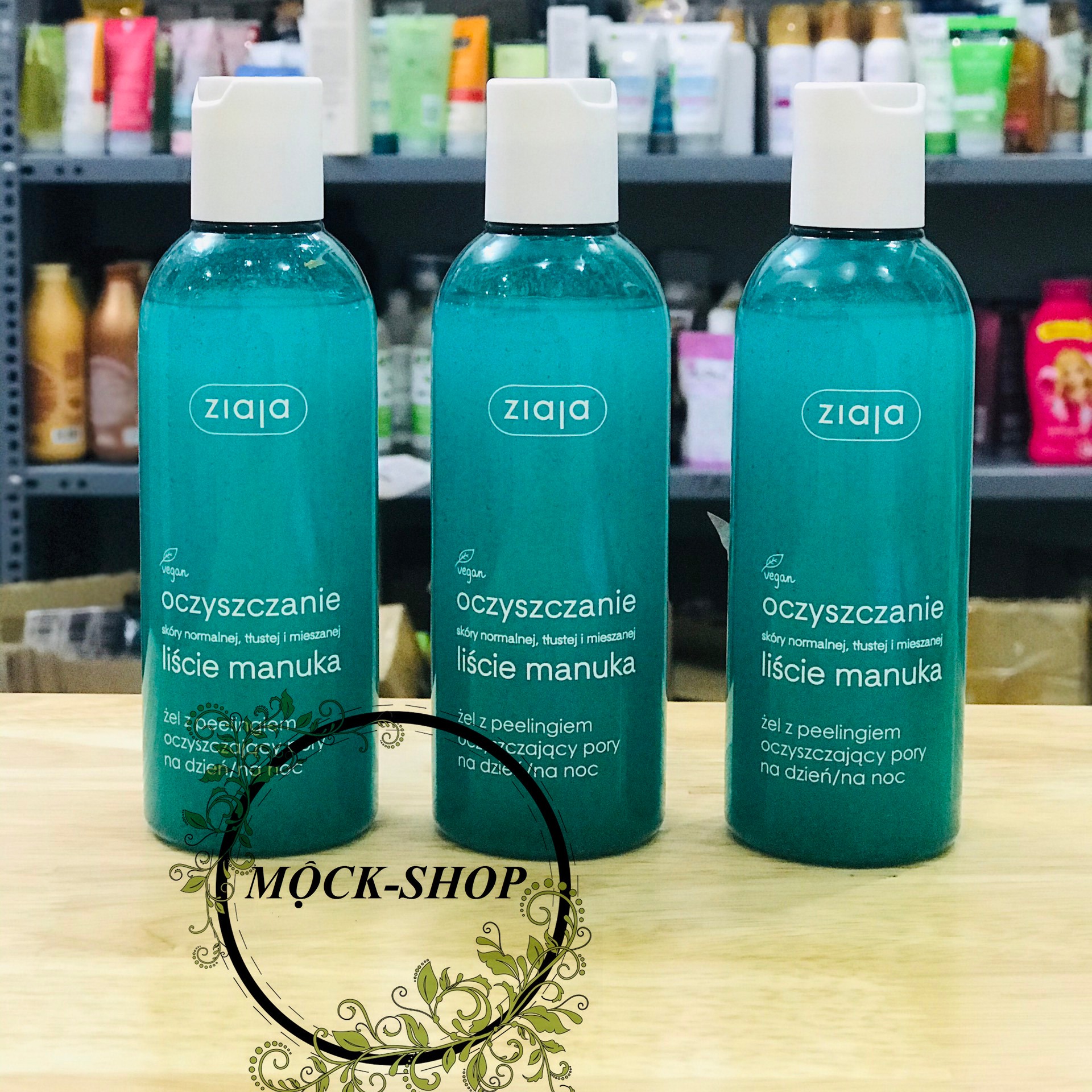 Tẩy da chết ziaja chiết xuất từ lá manuka nội địa Ba Lan