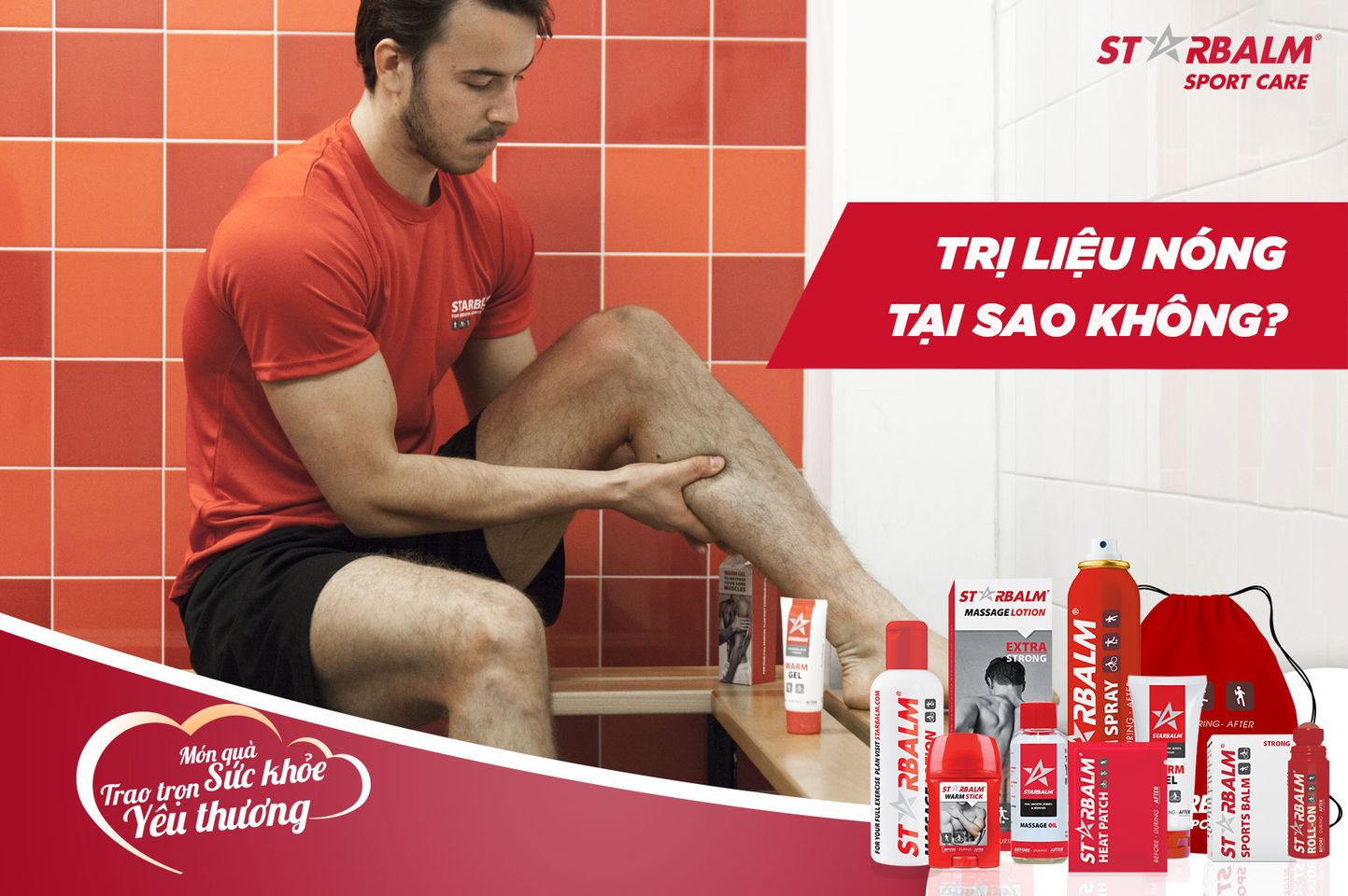 Chai Lăn Làm Nóng Starbalm 75Ml