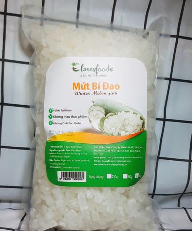 Mứt Bí Hạt Lựu Classyfoods (250gr)