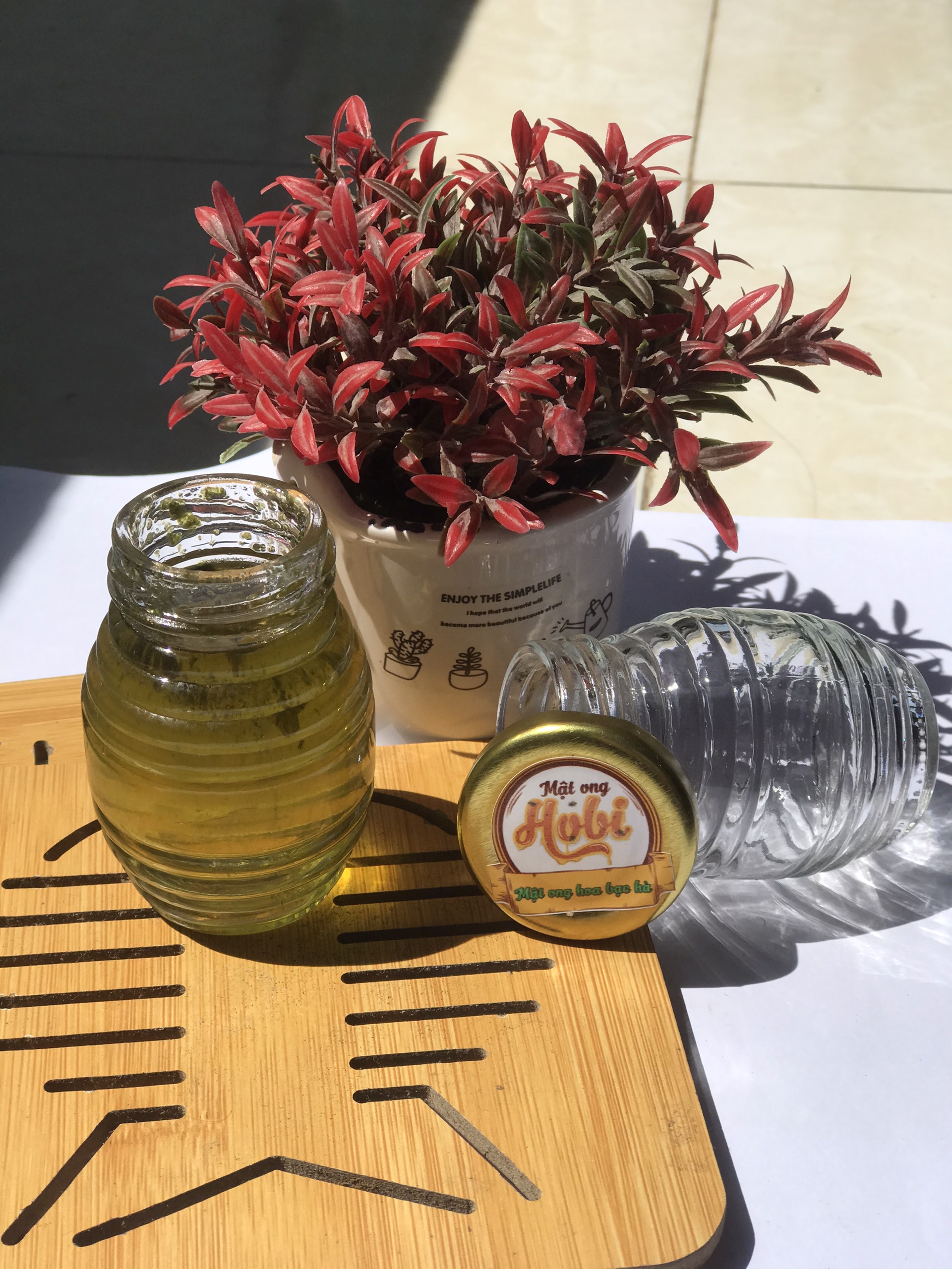 Mật ong Hoa Bạc Hà Hobi 100ml
