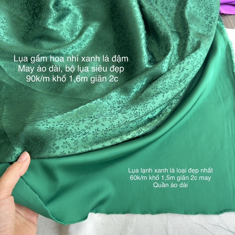 Vải Gấm lụa Hoa, Lụa Gấm Hoa Gió- May Áo Dài, Áo Bà Ba, Bộ Lụa-
