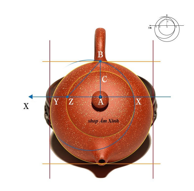 Ấm Tử Sa Nghi Hưng Tây Thi 200 ml (Huyết  Long Sa)