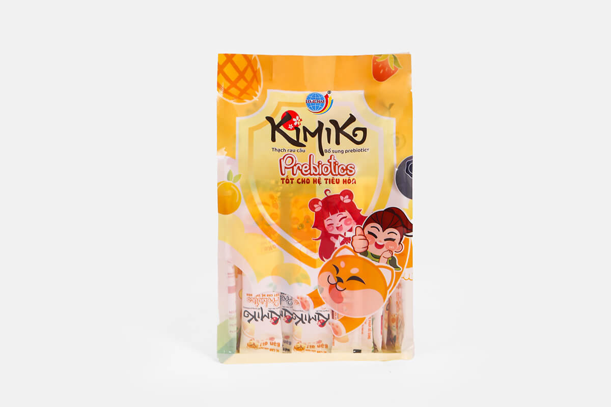 Thạch rau câu phong cách Nhật Bản Kimiko bố sung Prebiotics túi 500g