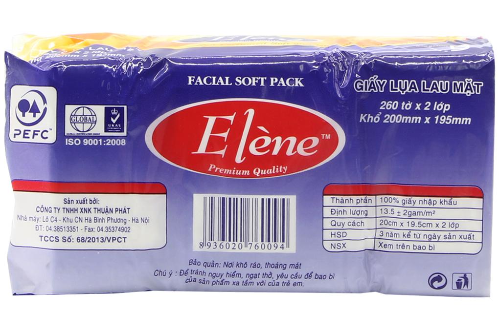 Combo 6 gói Khăn giấy lụa Elene 260 tờ ( 2 lớp )