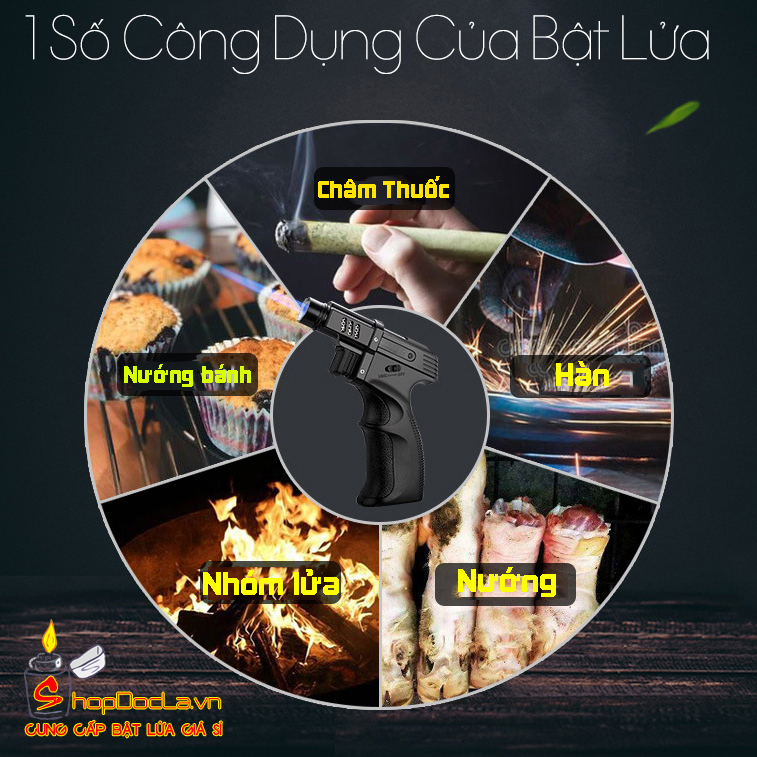 BẬT LỬA , ĐÈN KHÒ CẦM TAY ĐA CHỨC NĂNG HỖ TRỢ CHÂM LỬA , NƯỚNG BBQ , NẤU ĂN , BARTENDER