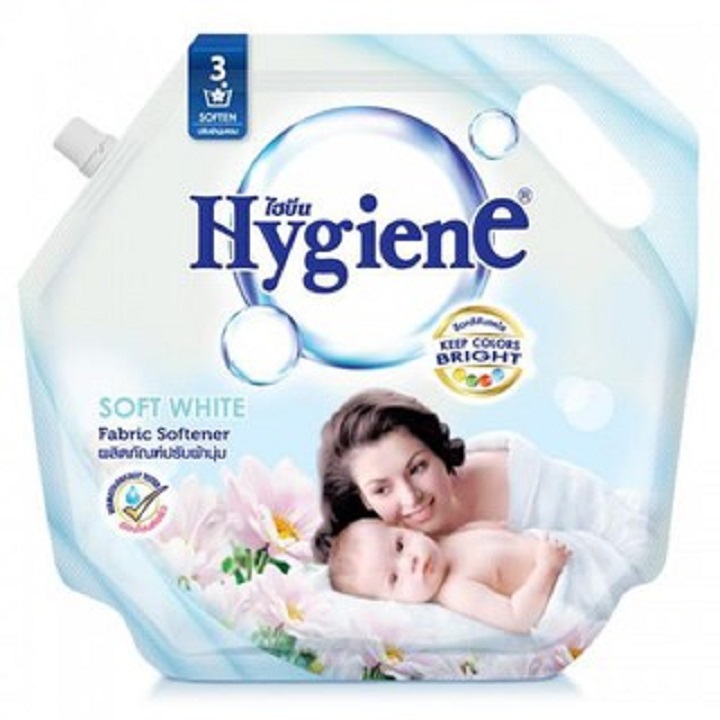 Nước xả vải Hygiene Túi 1,8L mới có vòi