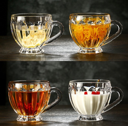 Tách Thủy Tinh, cốc thủy tinh Union Stack Tea Cup, nhiều mẫu , Nhập Khẩu Thái Lan