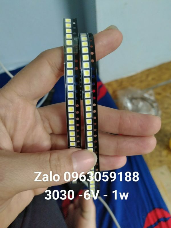 Gói 50 nhân LED 3030 - 6V- 1W thay cho led tivi