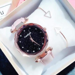 Đồng hồ thời trang nữ Candycat dây da nhung QA870 thumbnail