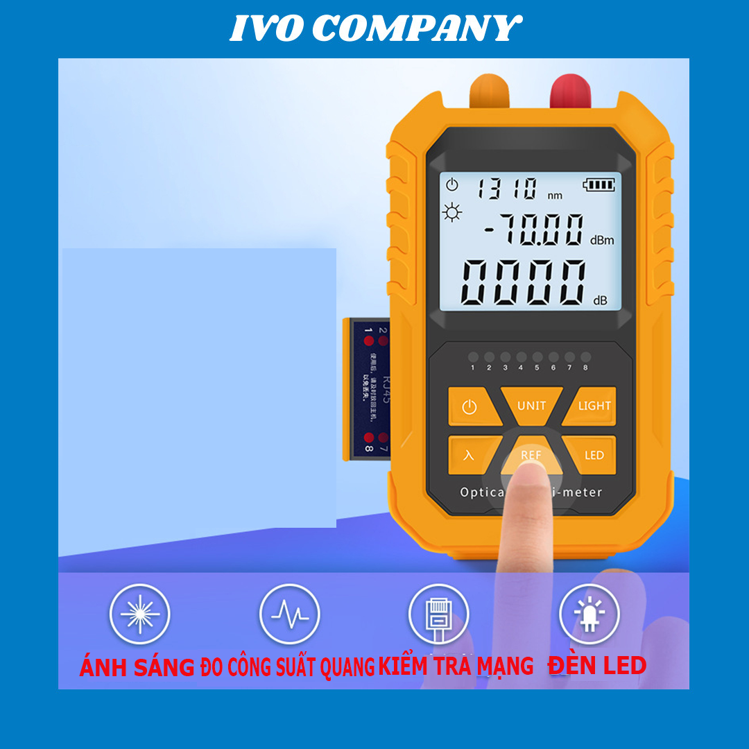 Máy Đo Công Suất Quang + VFL 15km + Test Mạng SGM315
