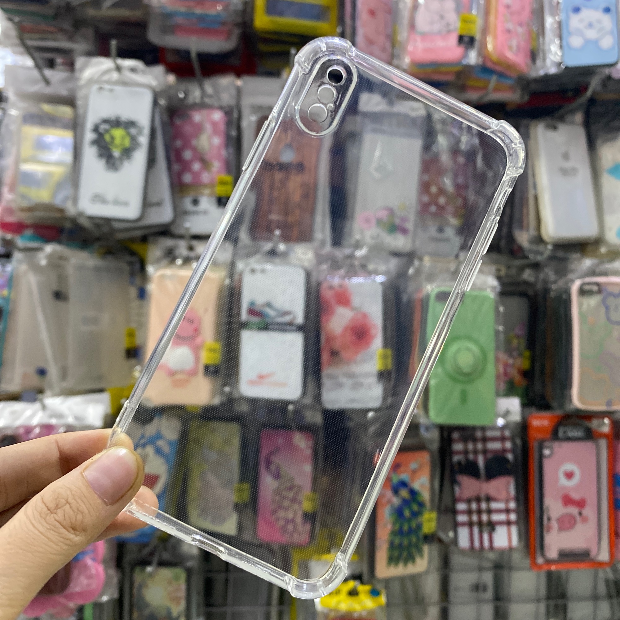 IPhone XS Max Ốp lưng dẻo trong suốt chống sốc siêu xịn