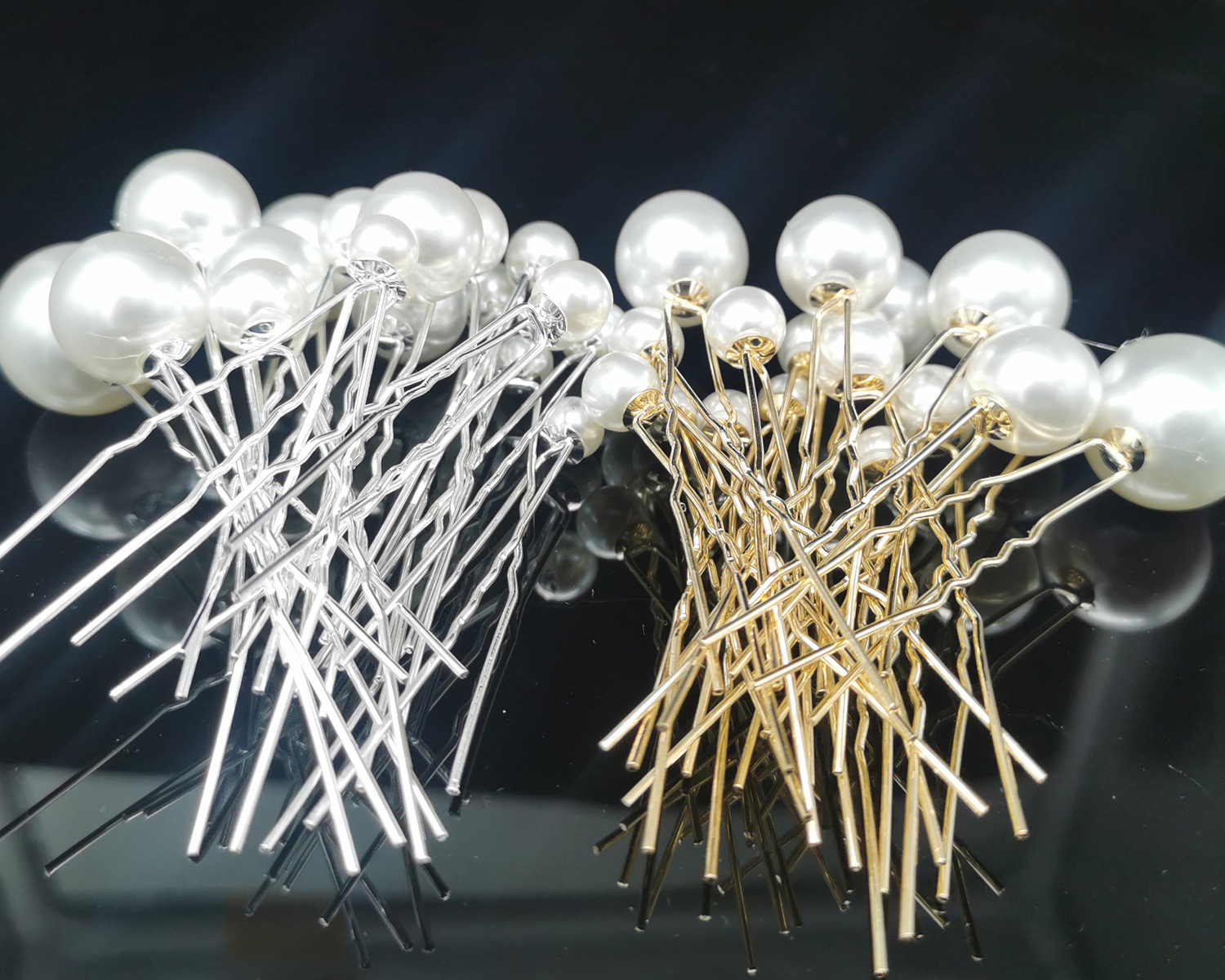 CÀI TÓC NGỌC TRAI - 1 SET 18 CÂY TO NHỎ ( CT013 )
