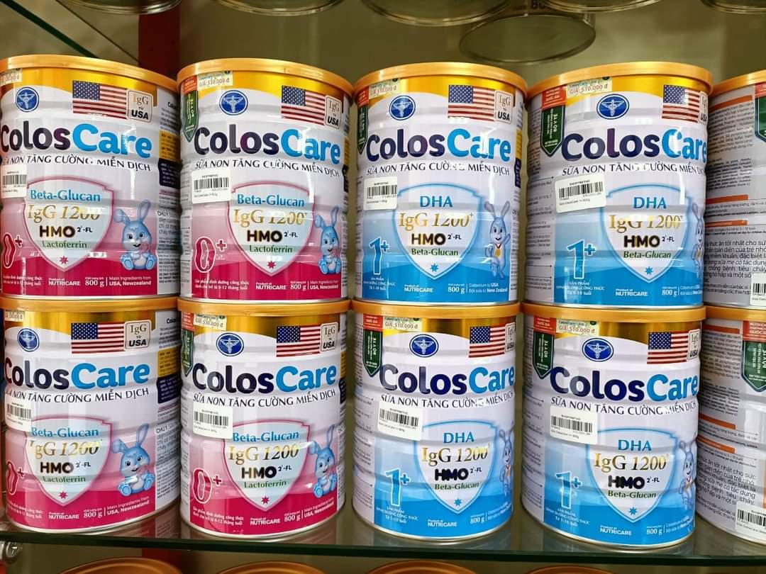 Sữa bột nutricare coloscare 0+ lon 800g