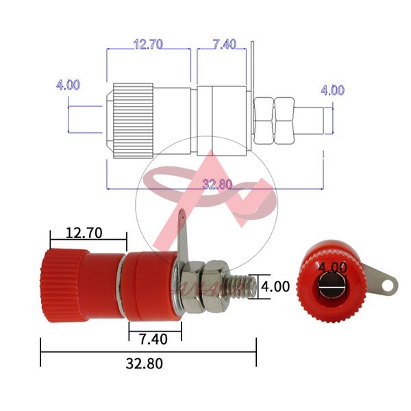 Đầu jack js910 b-b dài - jack bắp chuối cái