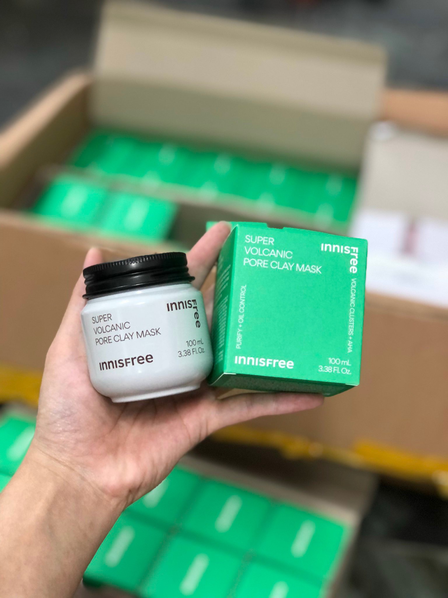 Mặt Nạ Đất Sét Super Volcanic Pore Clay Mask 2X Mẫu mới 100ml (Dau Authentic)