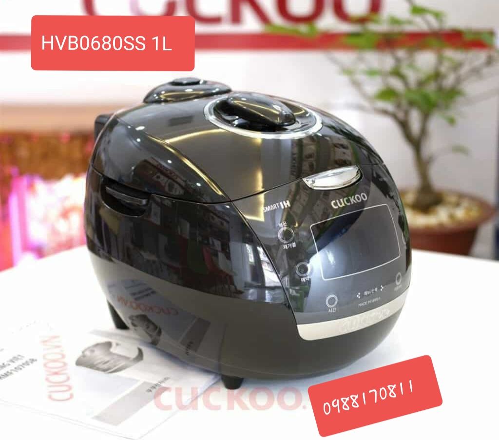 [Trả góp 0%]Nồi cơm cao tần Cuckoo CRP-HVB0680SS / HVB06BS 1L