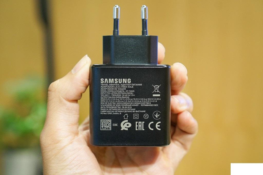 Sạc siêu nhanh 45W Super Fast Charging Samsung Galaxy Note 10 Note 10 Plus